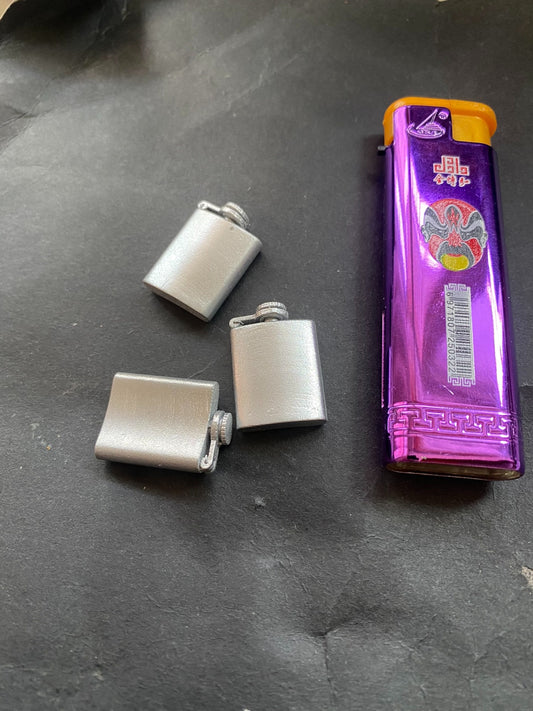 1:6 Scale Miniature Wine Flask 3D Printed Accessory For Action Figures 3 Parts Assembly