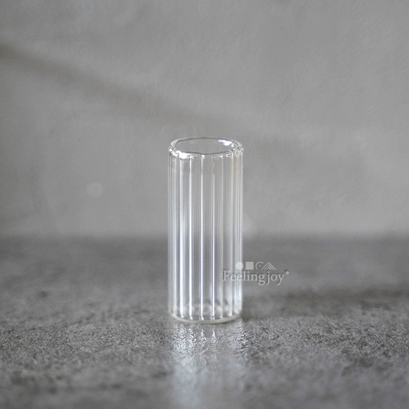 Vase miniature en verre à l'échelle 1:6, pot de fleurs, accessoire pour maison de poupée BJD, artisanat en argile, accessoires de scène DIY