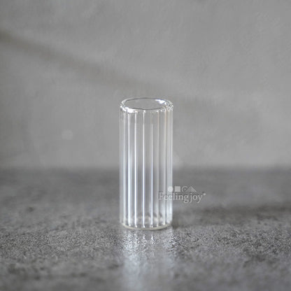 Vase miniature en verre à l'échelle 1:6, pot de fleurs, accessoire pour maison de poupée BJD, artisanat en argile, accessoires de scène DIY