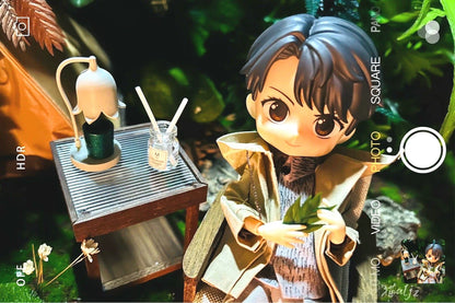 1:6 Scale Miniature Table Lamp With Wax Melter For Blythe Dollhouse Accessories