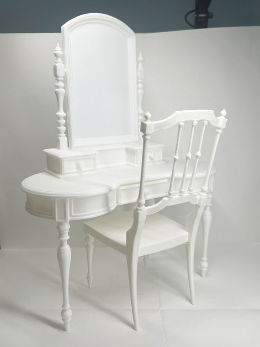 Ensemble de commode à tiroirs en bois à l'échelle 1:6, meubles miniatures pour maison de poupée