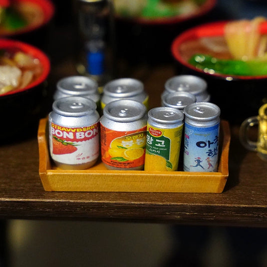 Miniature de maison de poupée BJD à l'échelle 1:6, boîte de nourriture et de boisson, accessoires pour jouets