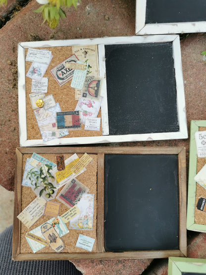 1:6 Scale BJD Miniature Blackboard Wall Hanging Photo Frame Dollhouse Decor