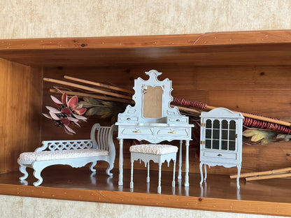 1:12 Scale Vintage Manor Furniture Miniature Dollhouse Set Handmade