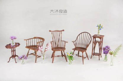 1:12 Scale Windsor Chair Miniature Dollhouse Furniture