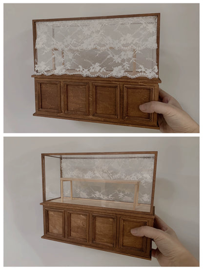 1:6 Scale Miniature Nordic Retro Furniture Set For Blythe Dollhouse Custom Handmade Sugar Candy Style