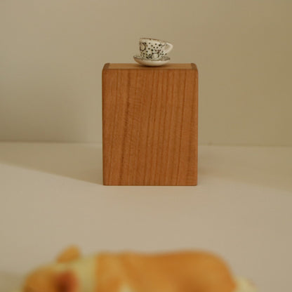 Mesita de noche de madera a escala 1:6, mueble de casa de muñecas en miniatura para Blythe BJD Ob11