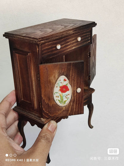 Mueble de madera en miniatura para casa de muñecas BJD Blythe a escala 1:6