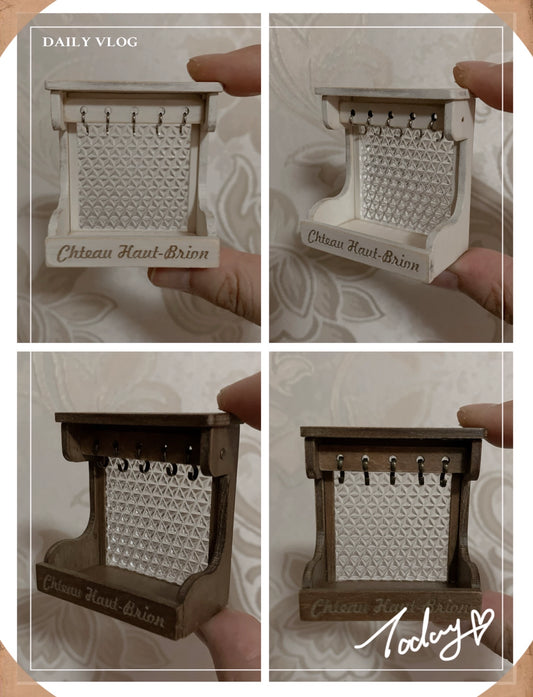 1:12 Scale Miniature Dollhouse Furniture Wooden Shelf For Blythe Dolls Play Room