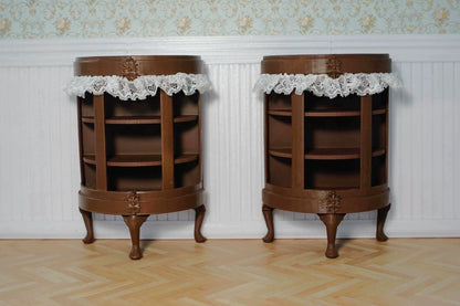 Mueble de madera en miniatura para casa de muñecas, escala 1:6, blanco, sin pintar
