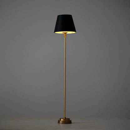 Lámpara de pie en miniatura a escala 1:6 para casa de muñecas BJD, accesorio de iluminación bicolor en blanco y negro.