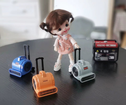 1:12 Scale Miniature Blower Floor Dryer Model For Dollhouse Blythe Furniture