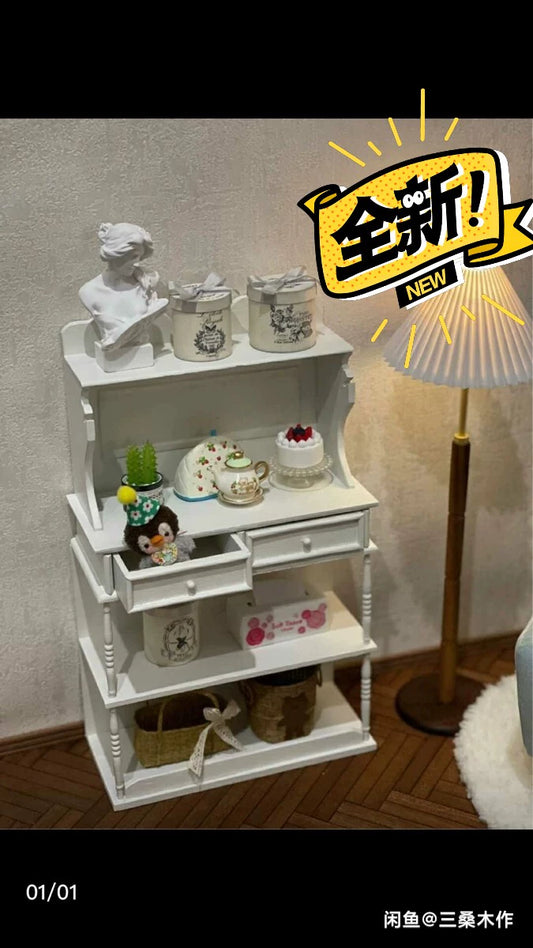 Mueble de madera en miniatura para casa de muñecas BJD Blythe a escala 1:6