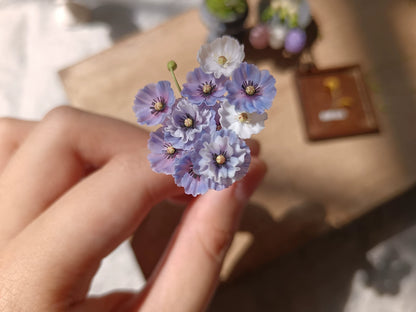 1:6 Scale Miniature Clay Flowers For BJD Blythe Dollhouse Decor