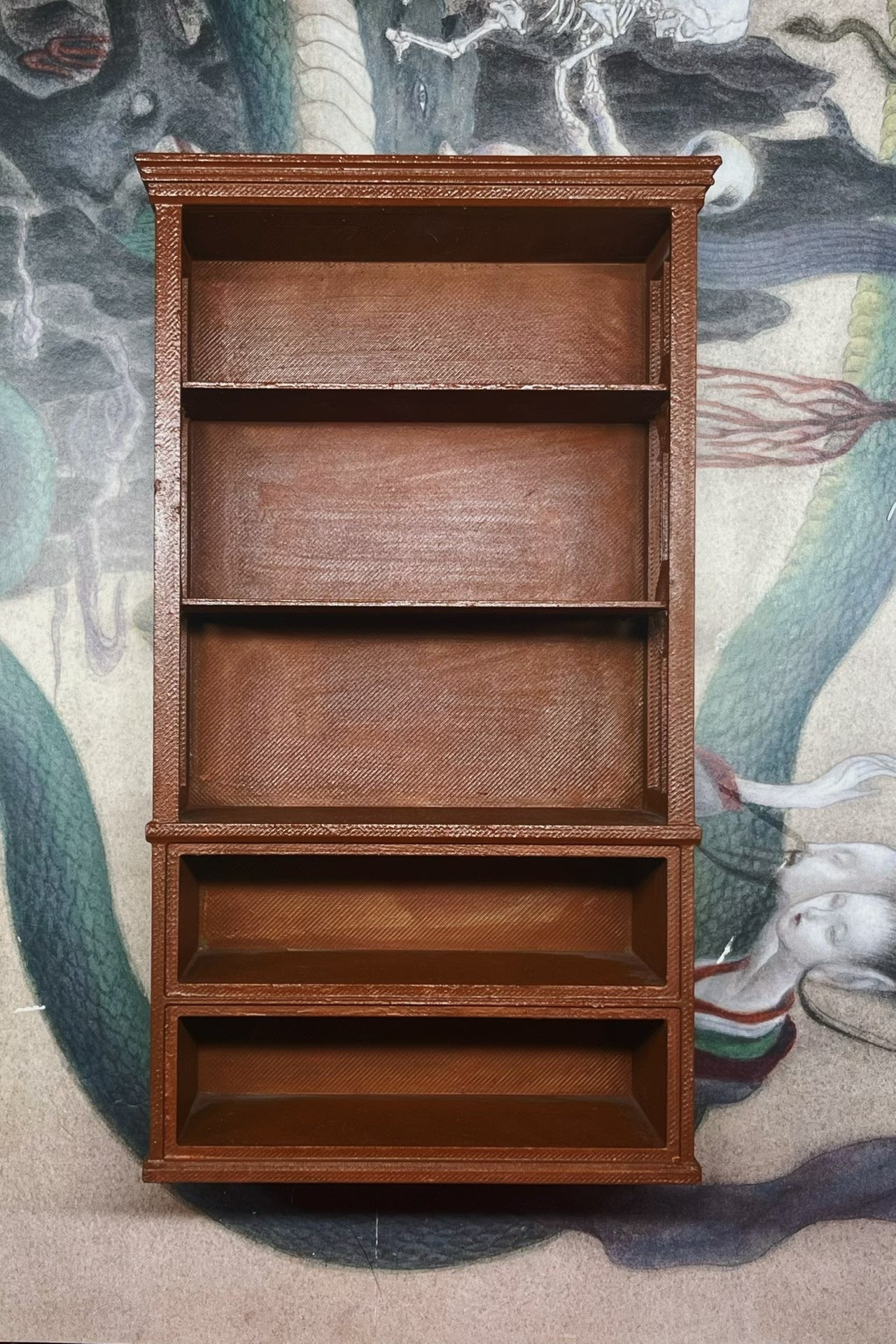 Meuble miniature chinois pour maison de poupée, échelle 1:12, fait à la main
