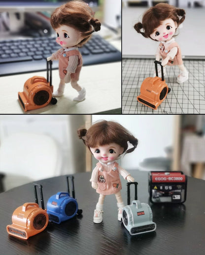 1:12 Scale Miniature Blower Floor Dryer Model For Dollhouse Blythe Furniture