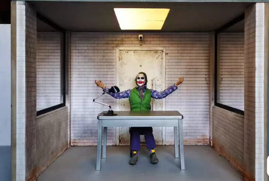 1:6 Scale Action Figure Display Scene For Iron Man Batman Joker Miniature Dollhouse