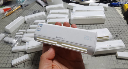 1:6 Scale Miniature Air Conditioner Model Customizable For Dollhouse