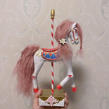1:6 Scale Blythe Doll Stand Carousel Miniature Dollhouse Furniture Circus Theme