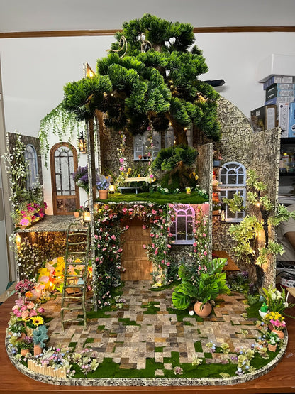 1:6 Scale Forest Castle Dollhouse Miniature BJD Scene Furniture