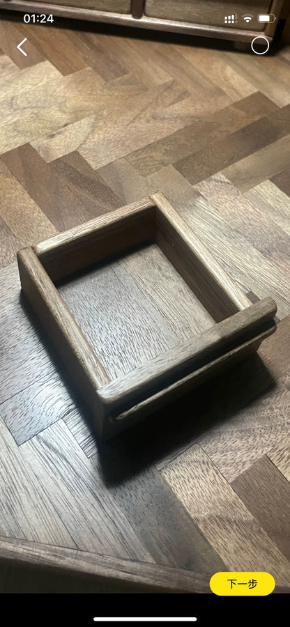 Meuble miniature en bois pour maison de poupée BJD, échelle 1:12