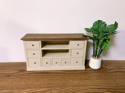 1:6 Scale Wooden Cabinet Dollhouse Furniture Miniature Bookcase TV Stand Kitchen Island Display Shelf For Blythe Dolls