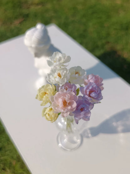 1:6 Scale Miniature Clay Tulip Flower BJD Doll Blythe Accessory