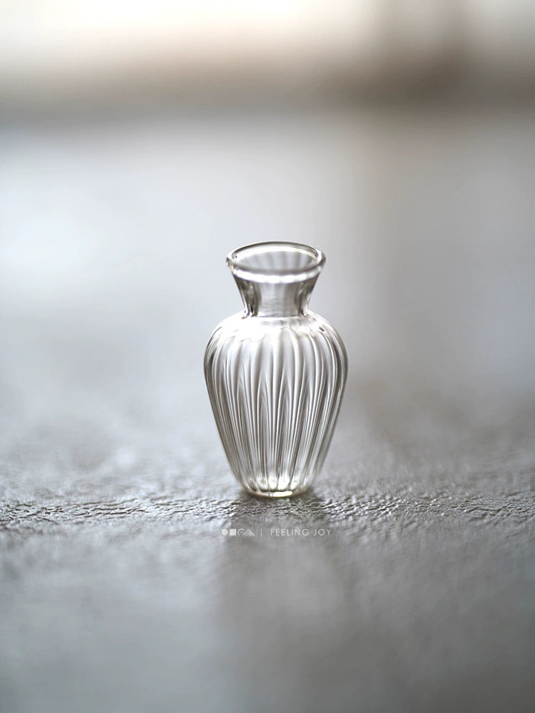 Vase miniature en verre à l'échelle 1:6, accessoire pour maison de poupée BJD Blythe, mini meuble décoratif