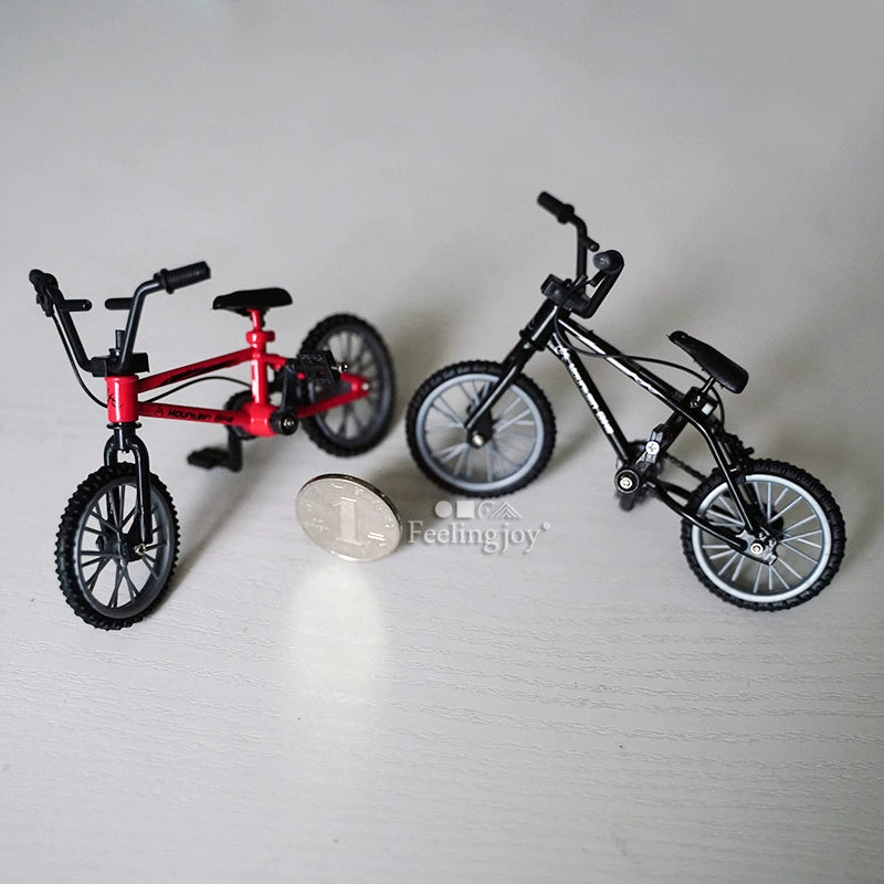 Bicicleta en miniatura a escala 1:12 para casa de muñecas BJD, accesorios para escena forestal para GSC Molly