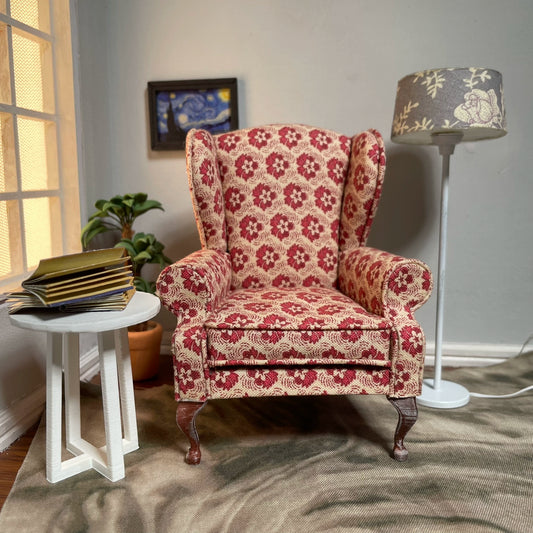 1:12 Scale Retro Armchair Miniature Dollhouse Furniture