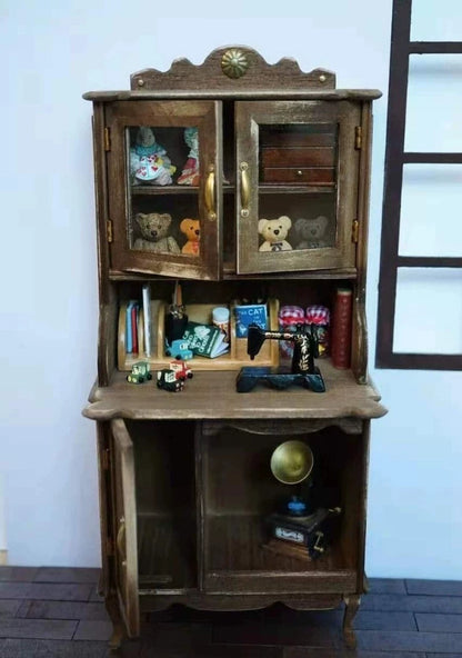 Mueble de madera en miniatura para casa de muñecas BJD Blythe a escala 1:6