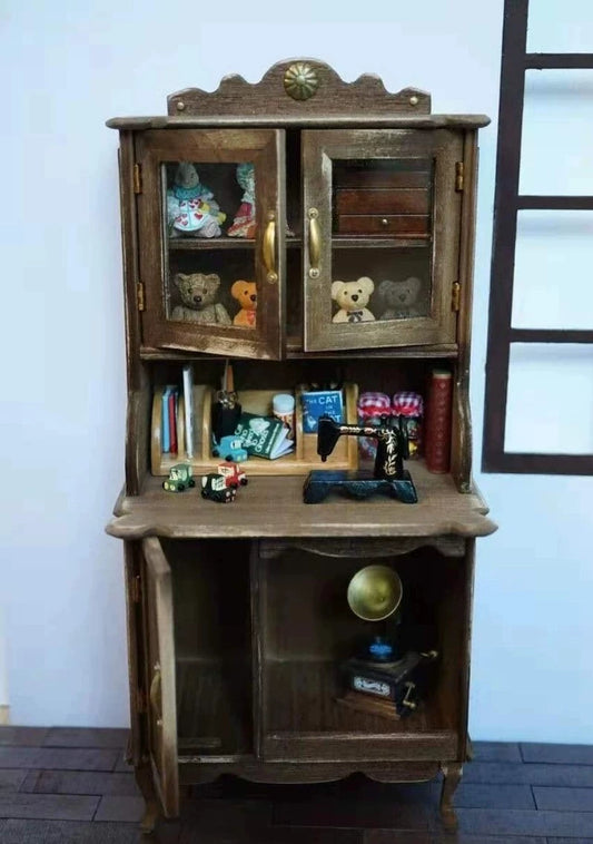 Mueble de madera en miniatura para casa de muñecas BJD Blythe a escala 1:6