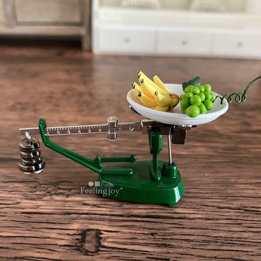 Jouet de cuisine miniature à l'échelle 1:12, accessoires de jeu, meubles de maison de poupée, simulation, modèle à l'échelle en alliage