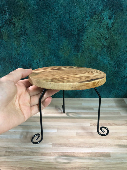 1:6 Scale Miniature Dining Table And Chairs Set For Dollhouse