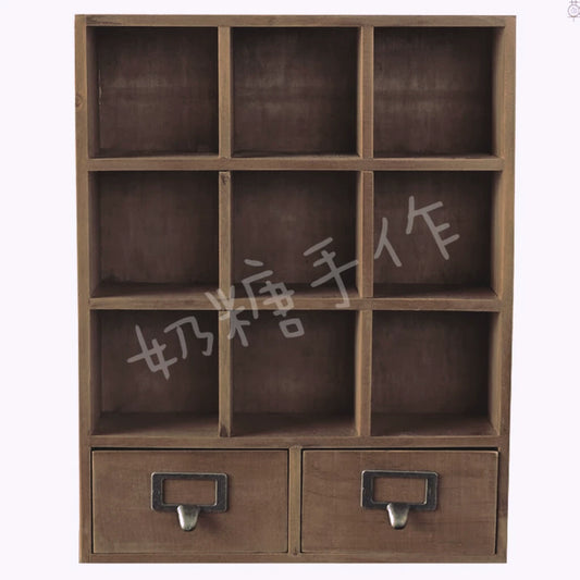 1:6 Scale 1:12 Scale Miniature Dollhouse Furniture Wooden Cabinet For Blythe Dolls