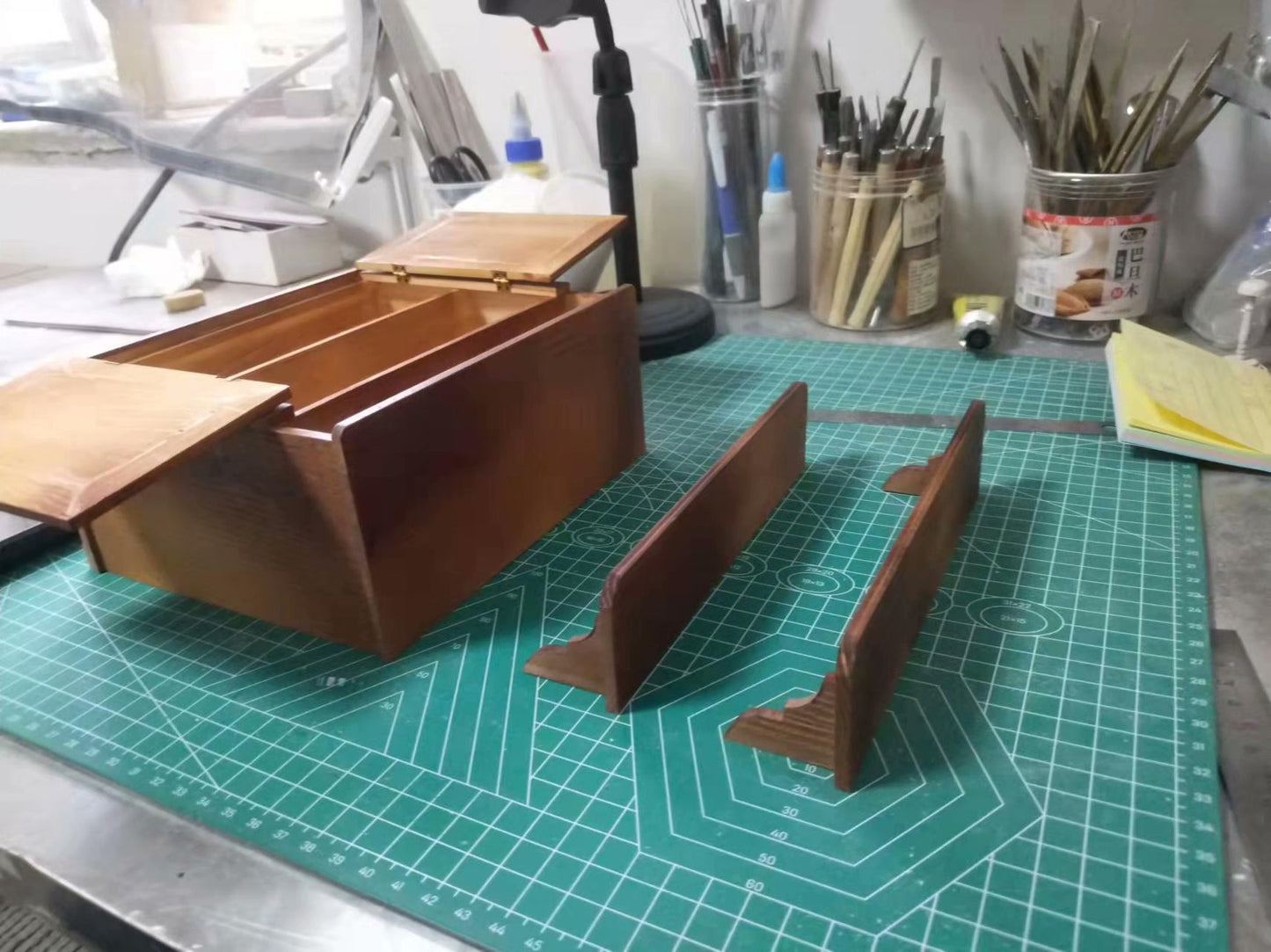 Mueble de madera en miniatura para casa de muñecas BJD, Blythe, Holala, Ob11, escala 1:6