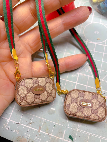 Bolso de diseñador en miniatura a escala 1:6 y 1:12, accesorio para casa de muñecas