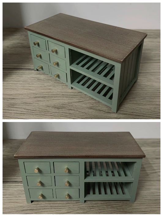 Meuble miniature en bois pour maison de poupée, échelle 1:6, pour cuisine, salle à manger, BJD, Blythe