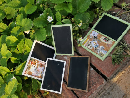1:6 Scale BJD Miniature Blackboard Wall Hanging Photo Frame Dollhouse Decor