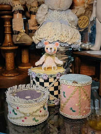 1:12 Scale Miniature Circus Stage Display Base Dollhouse Accessory