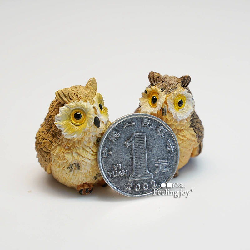 Nid de hibou miniature à l'échelle 1:6, accessoire de maison de poupée pour poupée BJD Blythe, accessoire de photographie