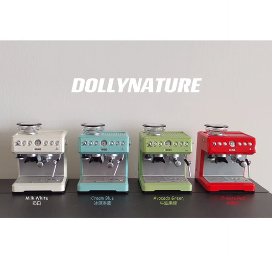 1:12 Scale Miniature Red Coffee Machine Toy Dollhouse Accessory