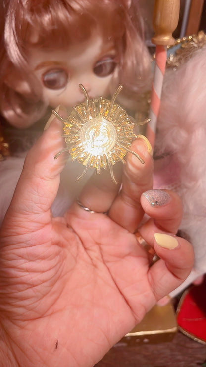 1:6 Scale Dollhouse Wall Lamp Miniature Lighting For Bjd Doll Accessories Apron Decor