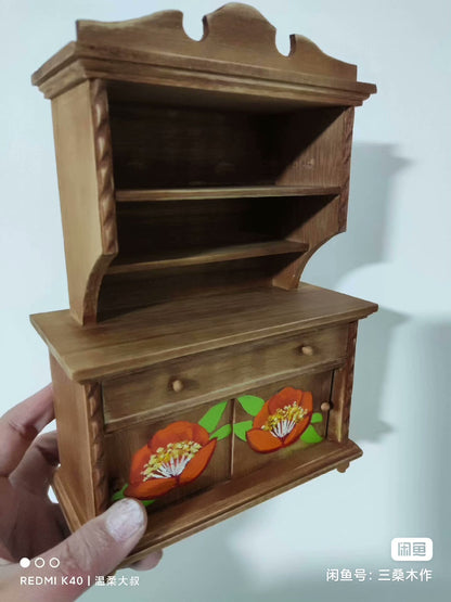 Mueble de madera en miniatura para casa de muñecas BJD Blythe a escala 1:6