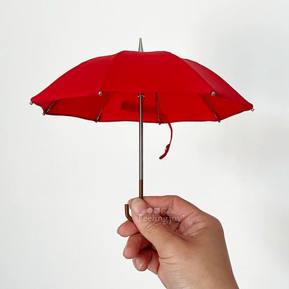 Parapluie miniature pour poupée BJD, échelle 1:6, accessoire pour maison de poupée Blythe Momoko, meubles miniatures