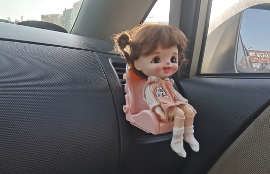 Asiento de coche en miniatura a escala 1:12 para muñecas Blyth Molly OB11 OB24, muebles en miniatura