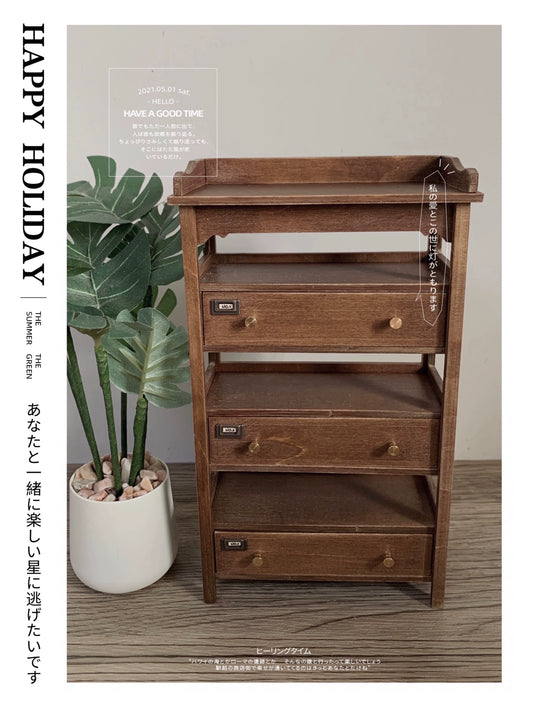 1:6 Scale 1:12 Scale Blythe Ob11 Dollhouse Miniature Furniture Sideboard Cabinet Kitchen Storage