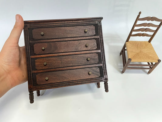 1:6 Scale Wooden Dresser Miniature Dollhouse Furniture