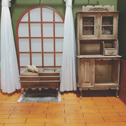 Mueble de madera en miniatura para casa de muñecas BJD Blythe a escala 1:6