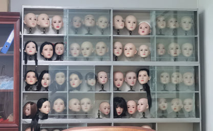 Tête de poupée réaliste à l'échelle 1:1, figurine de soldat féminine personnalisable avec option visage de célébrité